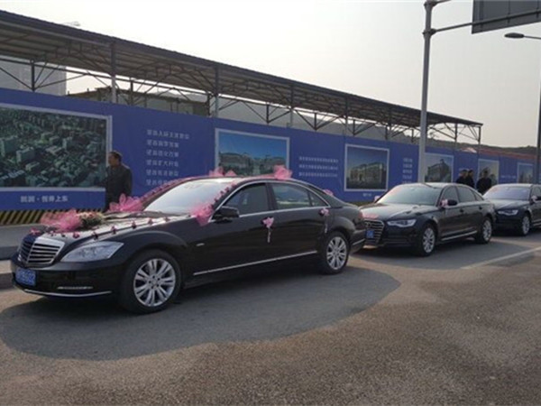 奔馳S級+奧迪A6L婚車隊